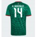 Mexico Armando Gonzalez #14 Hjemmedrakt VM 2026 Korte ermer